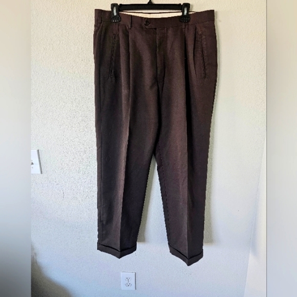 Haggard dress pants in men's size 36×30 in color brown very good condition - Picture 1 of 7